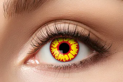 Produktbild von Kontaktlinsen Zoelibat Eyecatcher Ork 3 Monatslinsen ohne Sehstärke Fantasy LARP Cosplay