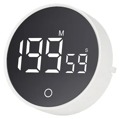 Produktbild von Rotierender Countdown-Timer, LED-Visual-Übungserinnerung für Schüler, weiß
