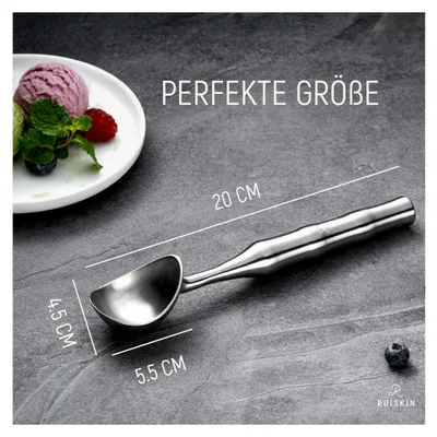 Produktbild von Eisportionierer aus Edelstahl - Ideal zum Portionieren von Eis