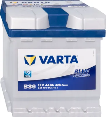 Produktbild von Varta Blue Dynamic, 44 Ah, 12 V, 420 A, Auto, B13, Blau, Weiß