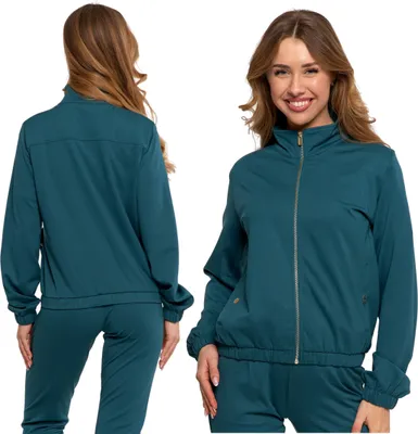 Produktbild von Moraj Damen Sweatshirt Ungeknöpft Glatt Klassisch Mit Stehkragen Modisch L
