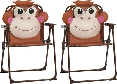 Produktbild von vidaXL 3-tlg. Garten-Bistro-Set für Kinder mit Sonnenschirm Braun