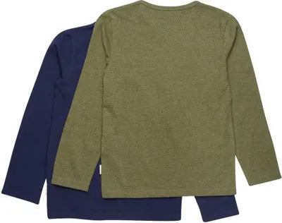 Zdjęcie produktu dla Minymo Basic 34 2 Pack T-shirt z długim rękawem Zielony 6 lat Chłopcy Zielony 6 lat