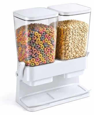 Produktbild von Doppelte Müsli-Spender mit luftdichter Verschluss, 6 Liter