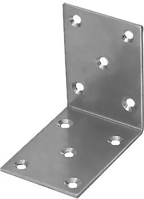 Produktbild von Edelstahl Winkelverbinder Lochwinkel Verbinder Holzverbinder Regalhalter Halter 70x70x50mm