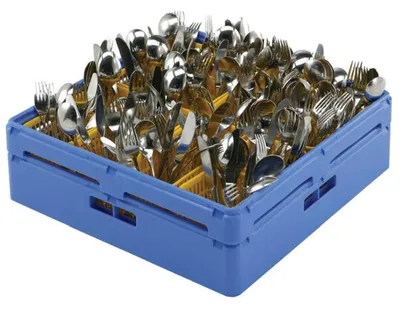 Produktbild von Besteckkorb Kunststoff, blau