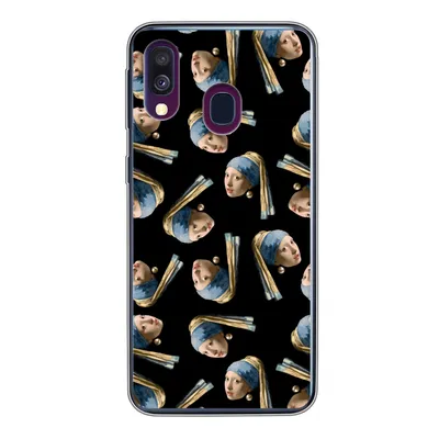 Produktbild von MuchoWow® Handyhülle Schutzhülle Hülle für Samsung Galaxy A40 Das Mädchen mit dem Perlenohrring - Muster - Vermeer Silikon Softcase Handy Hülle - Handy-Tasche
