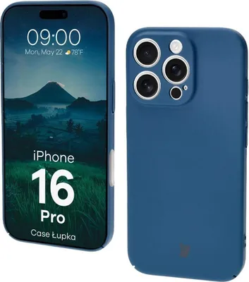 Produktbild von BIZON Case Lupka Apple iPhone 16 Pro blau