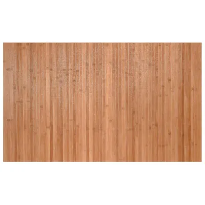 Imagen del producto de Alfombra rectangular, natural, de bambú, 60x100 cm