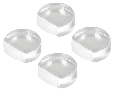 Productafbeelding van Transparante Deurstopper Set van 4 Stuks