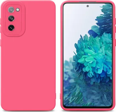Produktbild von Cadorabo Hülle für Samsung Galaxy S20 FE Schutz Hülle in Rot TPU Silikon Etui Case Handyhülle