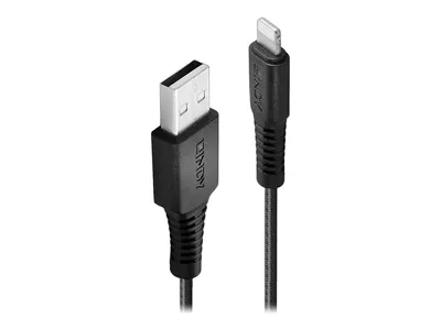 Zdjęcie produktu dla Lindy 31293, 3 m, Lightning, USB A, Męska, Męska, Czarny
