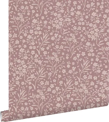 Zdjęcie produktu dla ESTAhome Tapeta kwiaty starego różu 53 cm x 10.05 m