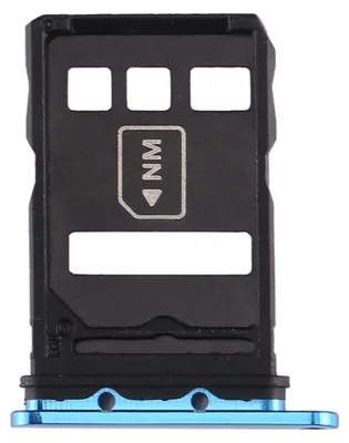 Image de Pour Huawei P40 : plateau pour carte SIM bleu, support de carte, pièce de rechange, réparation