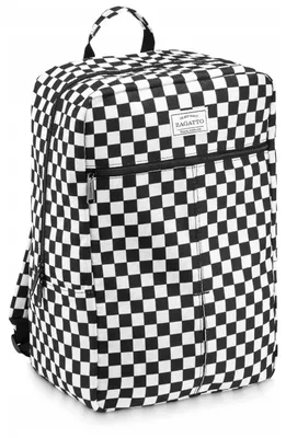 Image de ZAGATTO sac à dos de voyage, avion, damier, 40x20x25, ZG833