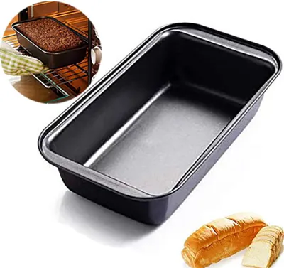 Imagen del producto de Molde rectangular para pasteles – Molde antiadherente para pasteles – Molde de alta calidad para pan – 25 cm – Molde antiadherente para pan – Acero – Recubrimiento antiadherente – Molde para hornear