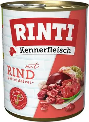 Obrázok produktu pre RINTI 91051, Dospelý, Akékoľvek plemeno, Hovädzie mäso, 400 g, Neobsahuje sóju