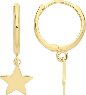 Produktbild von Süße 9 Karat (375) Gold Damen - Paar Ohrringe - 19mm*7mm; TRS26502