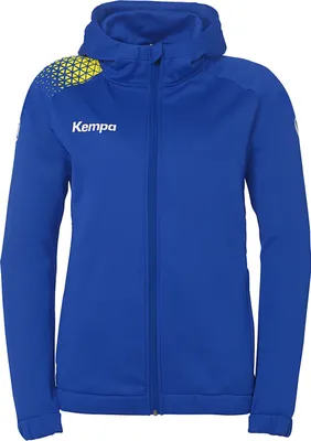 Image de Kempa Ambition 28 Veste à capuche femme - royal/jaune citron, Taille:XL