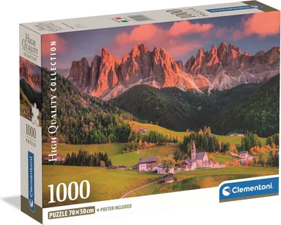 Image de Clementoni - Puzzle Premium 1000 El. Dolomity Magiczne Wysoka Jakość