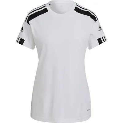 Produktbild von Adidas Squadra 21 Trikot Kurzarm Damen - Weiß / Schwarz  | Größe: XL