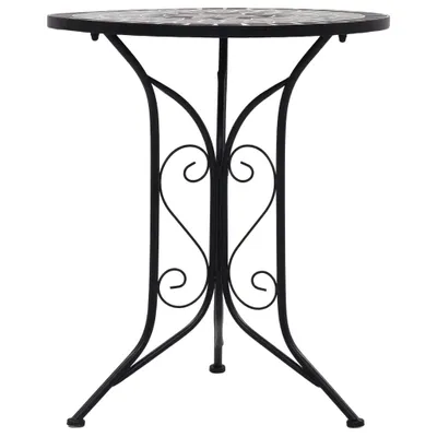 Produktbild von vidaXL Mosaik-Bistrotisch Grau 61 cm Keramik