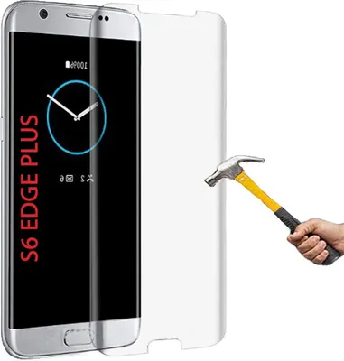 Produktbild von ino für Samsung Galaxy S6 Edge Plus panzerglas 3D volle Schutzglas Abdeckung transparent Full Schutzfolie Glasfolie 9H Härte Handyschutz S6 EdgePlus