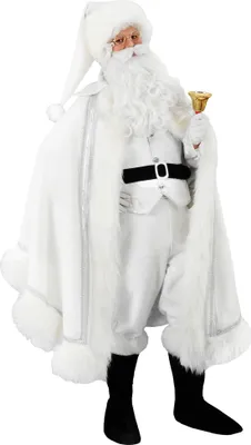 Produktbild von Weihnachtsmann Kostüm Weiß Faschingskostüm Herren Größe: M-L