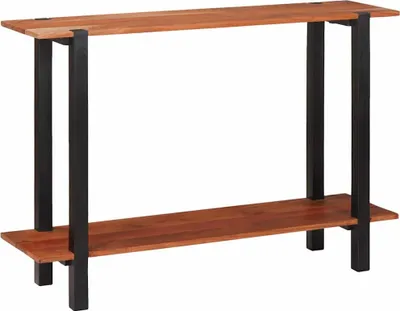 Obrázok produktu pre vidaXL Konzolový stolík hnedý 110 x 30 x 75 cm akáciové masívne drevo