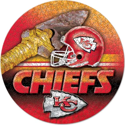 Produktbild von NFL Kansas City Chiefs rund Puzzle Football 500 Teile pcs 51cm