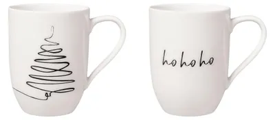 Produktbild von Villeroy & Boch Statement, Set, 0,29 l, Tasse, Universal, Weiß, Porzellan