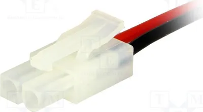 Produktbild von 1x Stecker Leitung-Leitung weiblich PIN: 2  R. Kontakt-: 6,2mm TAMIYA-W DC Steckverbi