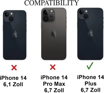 Produktbild von Hülle für Apple iPhone 14 Plus Handyhülle Flip Case Etui Handy Cover Mandala
