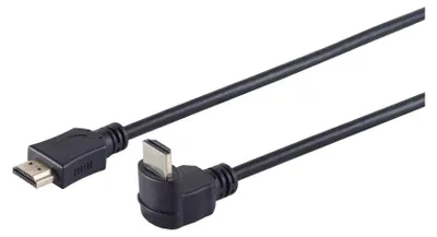 Produktbild von HDMI A-St. Winkel/HDMI A-St.Abgang unten HEAC 1m