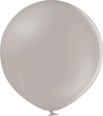Produktbild von Pastellfarbene Ballons, Grau, Größe 5, 12 cm, 100 Stück.
