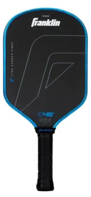 Zdjęcie produktu dla Rakieta do pickleballa Franklin Carbon Hybrid – czarna/niebieska, 14 mm, wersja Power