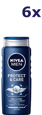 Produktbild von 6x Nivea Men Protect & Care 3-in-1 douchegel 500ML