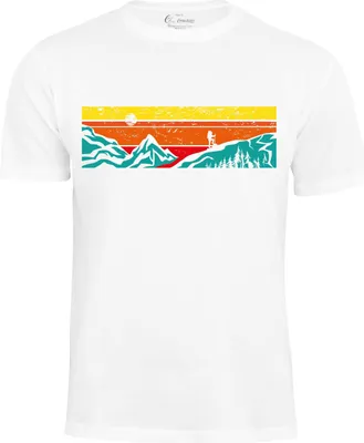Produktbild von Cotton Prime® T-Shirt mit Bergen Lets Hiking XL weiss
