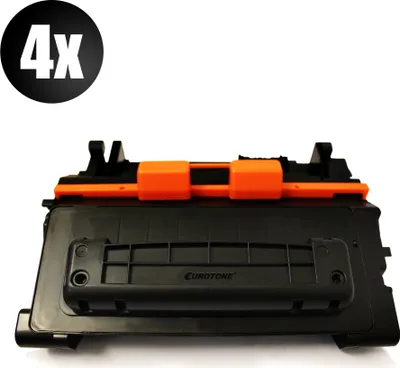 Produktbild von 4x XXL Eurotone Toner Alternative für HP CE390X Black Schwarz