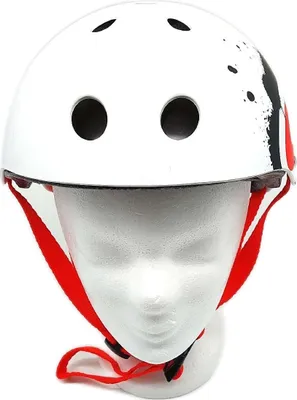 Produktbild von Osprey Bmx Helm Weiß Rot Schwarz Körper Straße 54 56 cm Skate