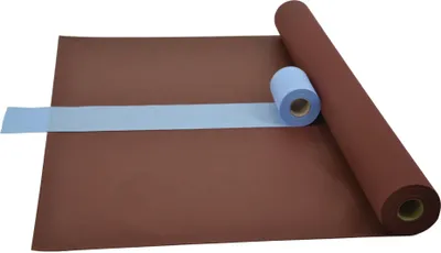 Produktbild von Sensalux Kombi-Set 1 Tischdeckenrolle 1,5m x 25m beere + Tischläufer 15cm hellblau