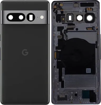 Produktbild von Original Google Pixel 7 Pro Gehäuse Akkudeckel Backcover Obsidian Akzeptabel
