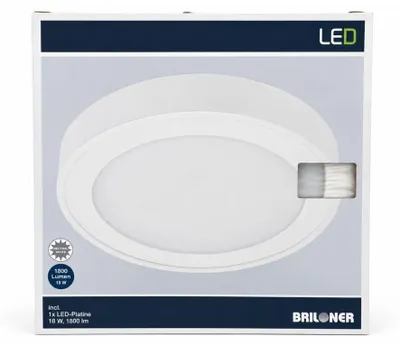 Produktbild von Briloner LED Einbauleuchte Weiß 18W 1800lm 4000K Neutralweiß Ø230mm 7300-016