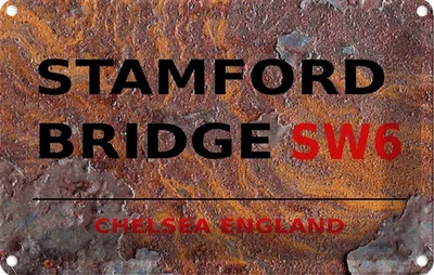Produktbild von vianmo Blechschild 20x30 cm England Stamford Bridge SW6 Abenteuer Reisen Urlaub
