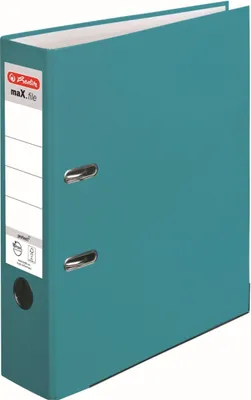 Produktbild von Ordner maX.file protect A4 8cm Caribbean Turquoise Packung mit 20 Stück
