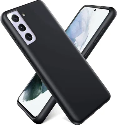Immagine prodotto di Custodia per Samsung Galaxy S22 telefono cellulare copertura protettiva in silicone gel custodia del telefono cellulare, nero