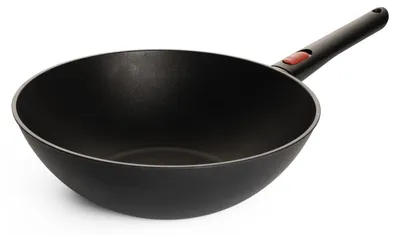 Productafbeelding van Woll Eco Lite QXR Wok: Afneembaar handvat, diameter 30 cm, hoogte 10 cm, geschikt voor alle warmtebronnen, inclusief inductie