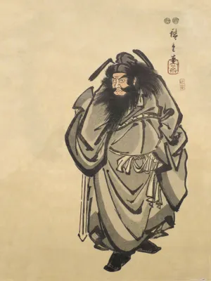 Zdjęcie produktu dla Utagawa Hiroshige Art Print Picture - Shoki The Demon Hunter, 1847 - 1852 (80 x 60 cm)