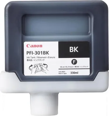 Zdjęcie produktu dla Canon PFI-301BK - Wkład atramentowy / Czarny (330 ml)