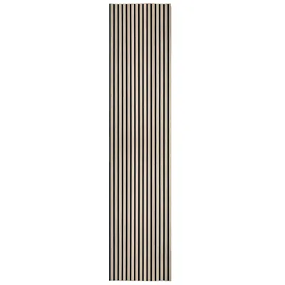 Immagine prodotto di LP Projekt Pannello da parete in legno 240x60 cm | Pannello acustico 3D moderno per ambienti e uffici | Pannello da parete decorativo in rovere, ideale per pareti decorative
